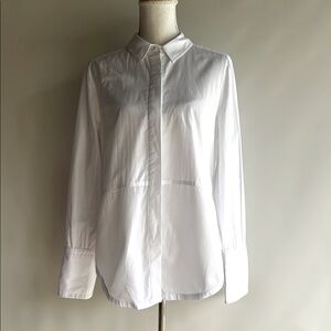 Me+Em Cotton Button Down Top - sz 6